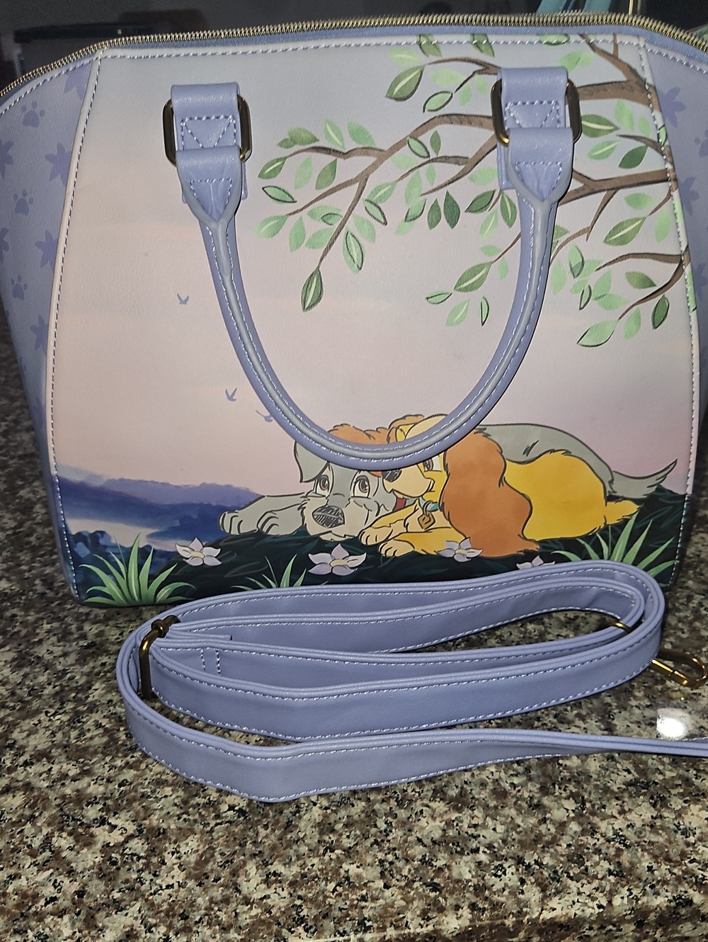 Disney Loungefly's Lady & The Tramp Handbag - Women's Cute Cartoon Tote